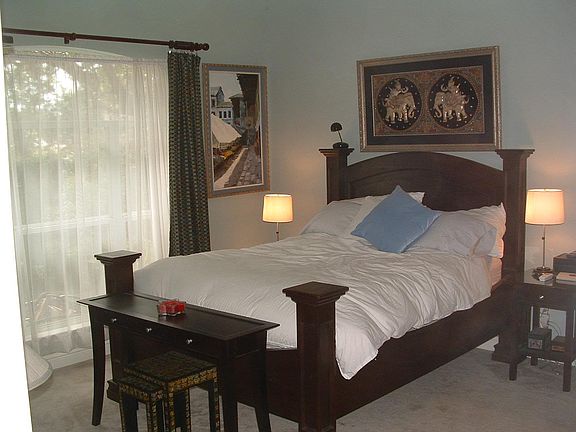 Large master bedroom with 2 spacious walk-in closets
