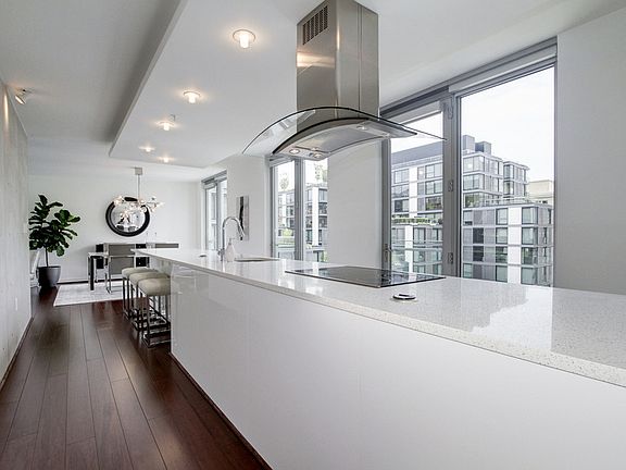 Open Floor Kitchen Overlooking the Plaza