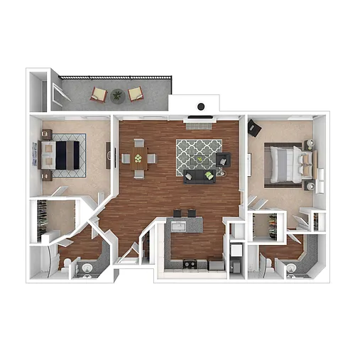 Floor plan Prince - Renovated