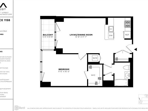 2nd image of 625 W 57th St #1158