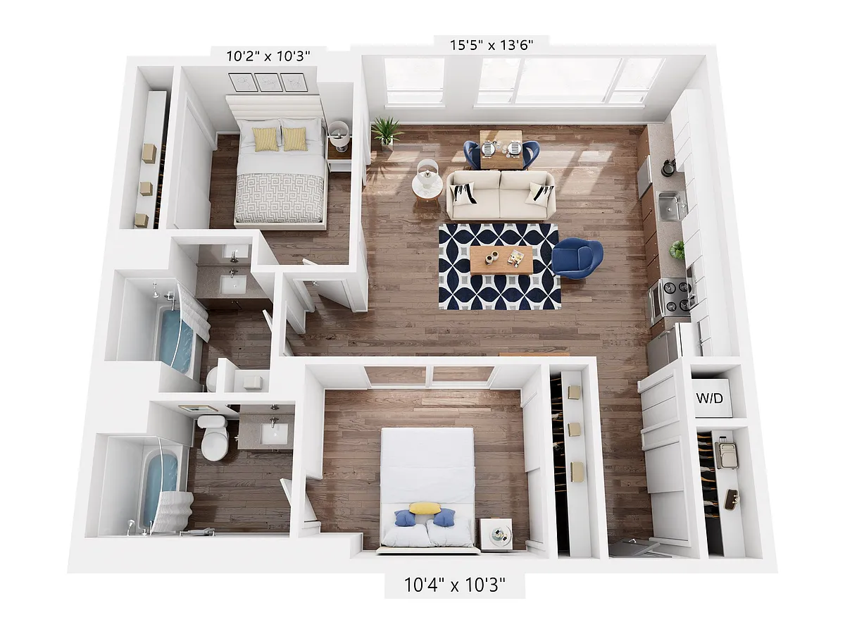 Floor plan B7