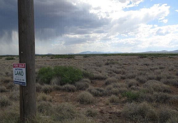 Looking at property.