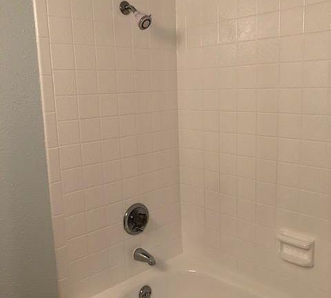 The bath tub/shower is also in the main bathroom.