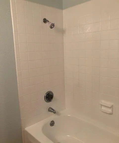 The bath tub/shower is also in the main bathroom.