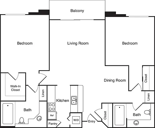 Floor plan Santa Monica