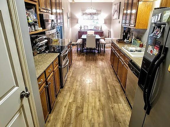 Large galley kitchen