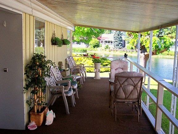 Covered Deck on Lake