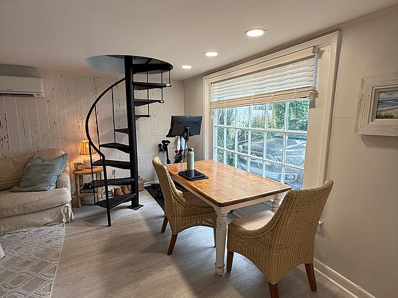 View of den from the kitchen