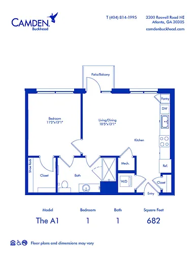 Floor plan The A1