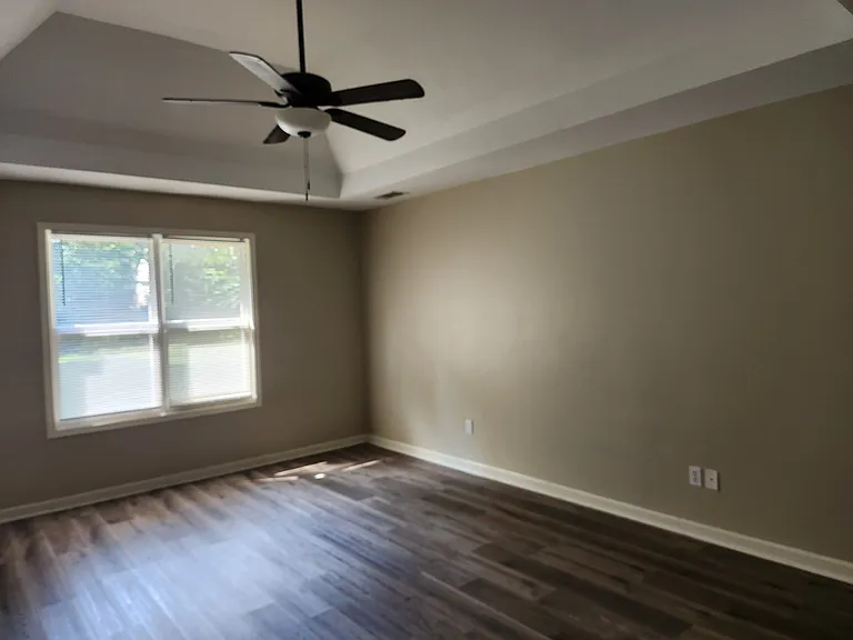 Master Bedroom Vault Ceiling and Fan