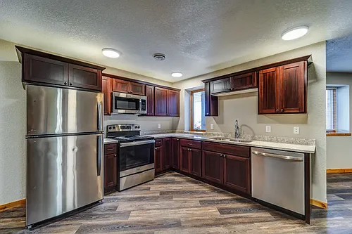 Floor plan Sunset Place 2 Bed 1Bath version B