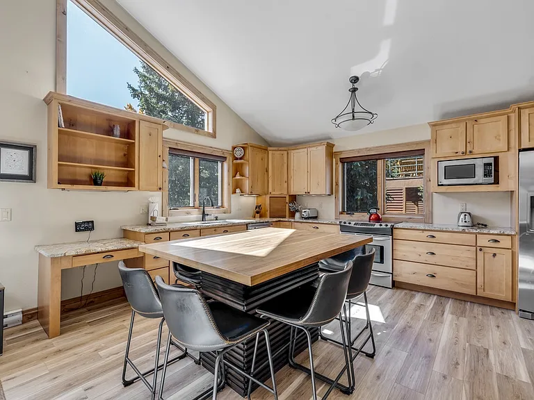 kitchen and table