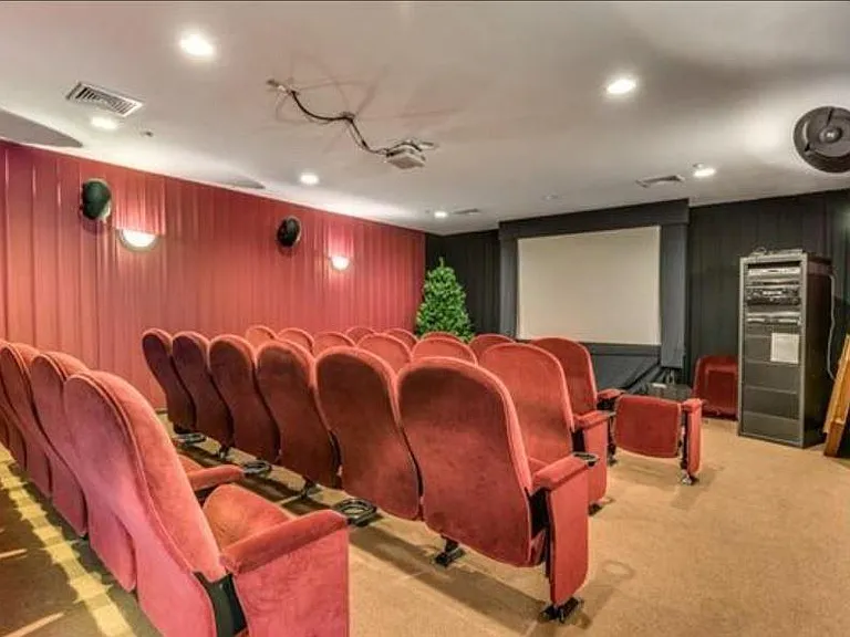 Community clubhouse theater room