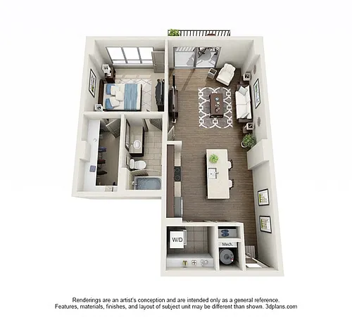 Floor plan A1G