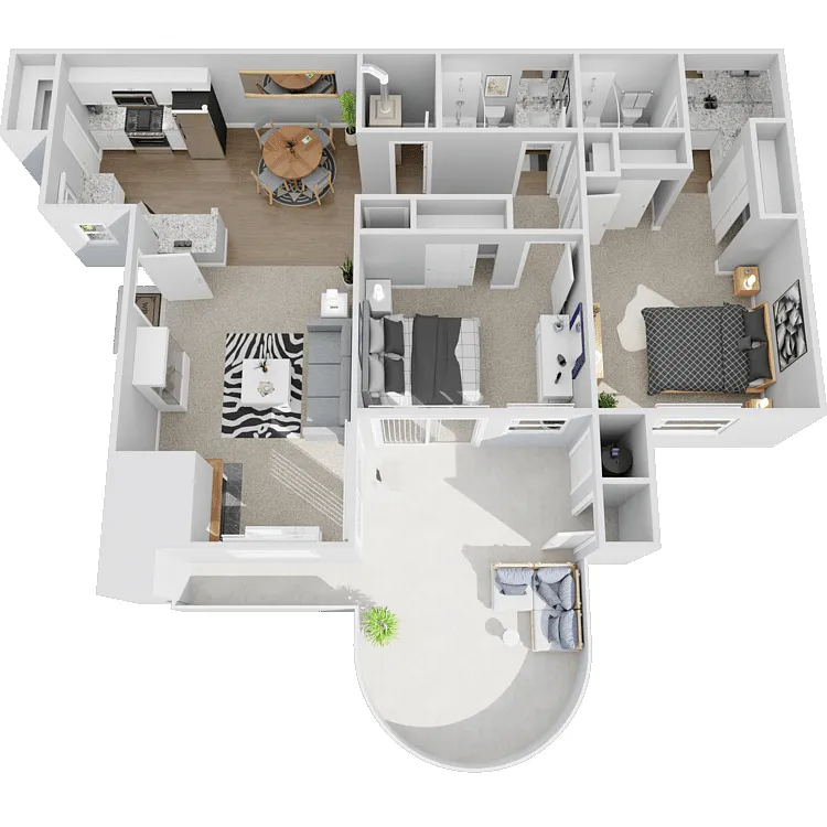 Floor plan Plan B2