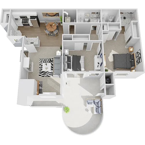 Floor plan Plan B2