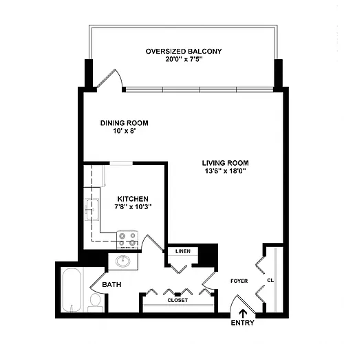 Floor plan LEnfant Premier