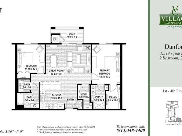 Danford Plan, Village Cooperative of Leawood (Active Adults 55+)