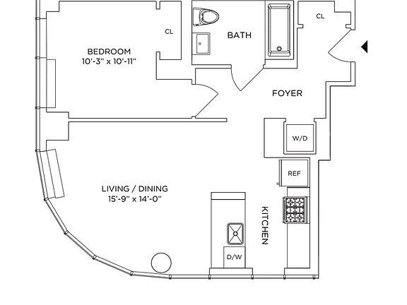 2nd image of 86 Fleet Pl APT 24F
