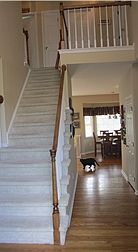Two story foyer