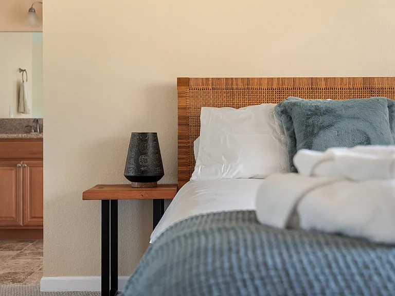 Comfortable bed to enjoy