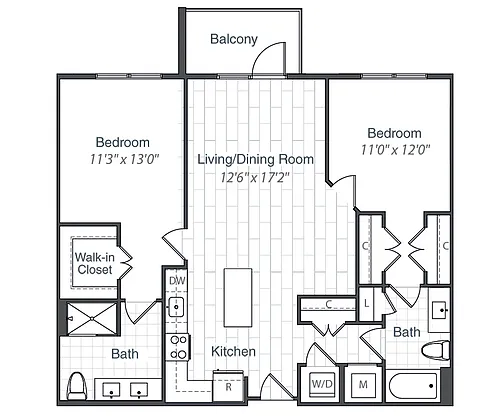 Floor plan Furnished-f-B7-2-B731