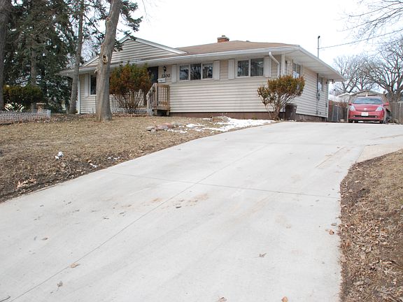 Double wide driveway