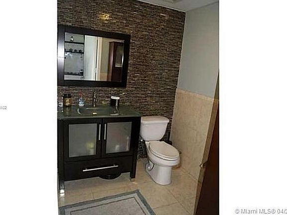 Half bath on the first floor