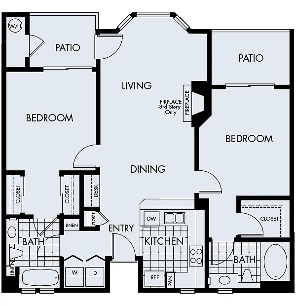 Floor plan Sycamore Bay Plan 2C