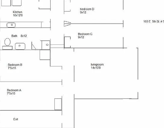 3 bed, 1250 sqft, $1,200 — Photo 3