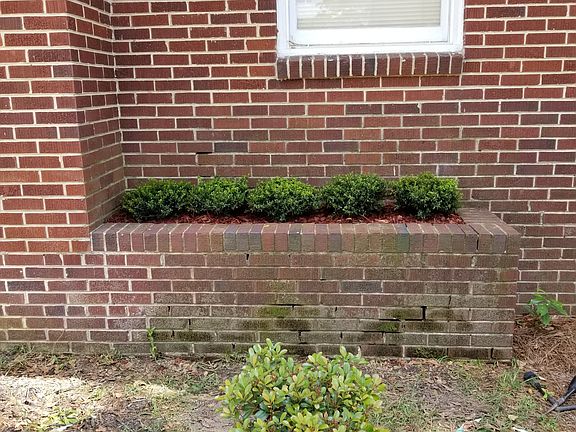 New bushes landscaped