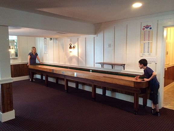 Shuffleboard Table Included