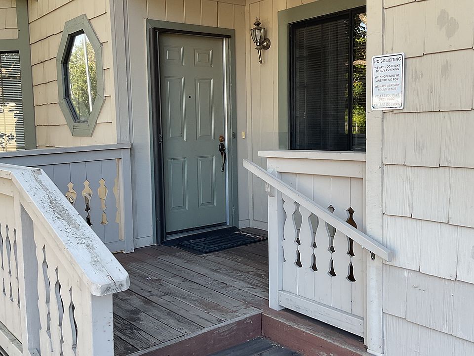 Front porch and front door