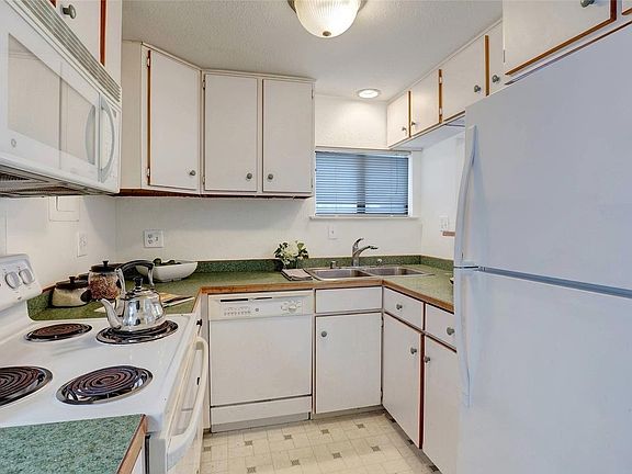 Kitchen with plenty of storage and counter space.