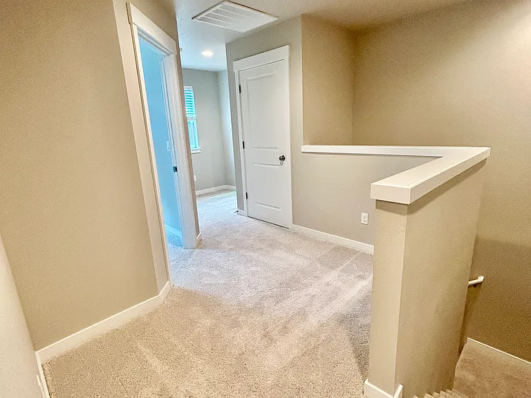 Tech area at top of stairs