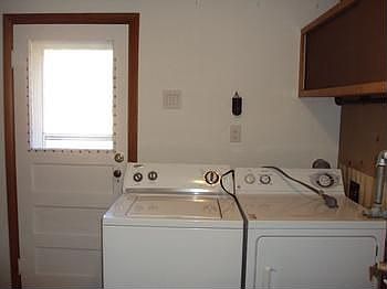 Laundry room. The washer and dryer are included.
