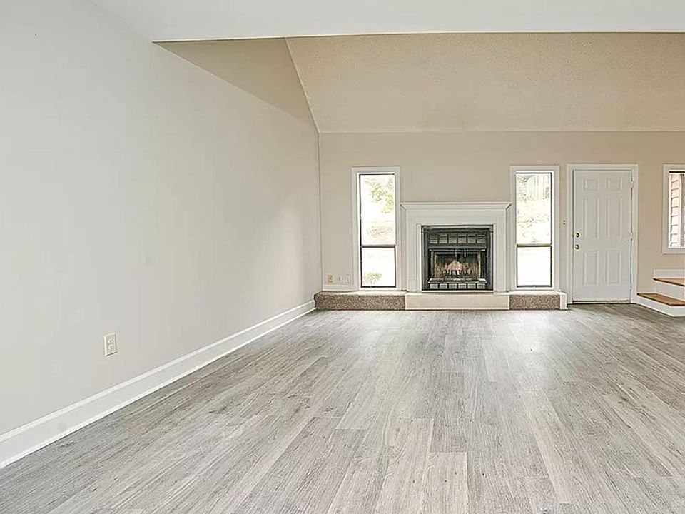 Wood fireplace