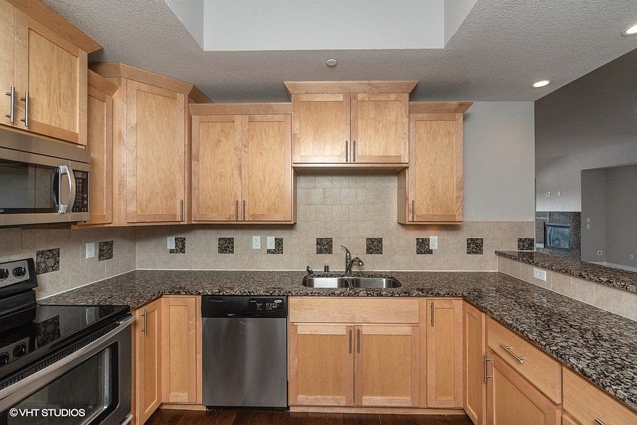 Stainless steel appliances with a built in microwave