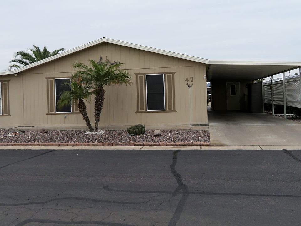 Front of home and carport