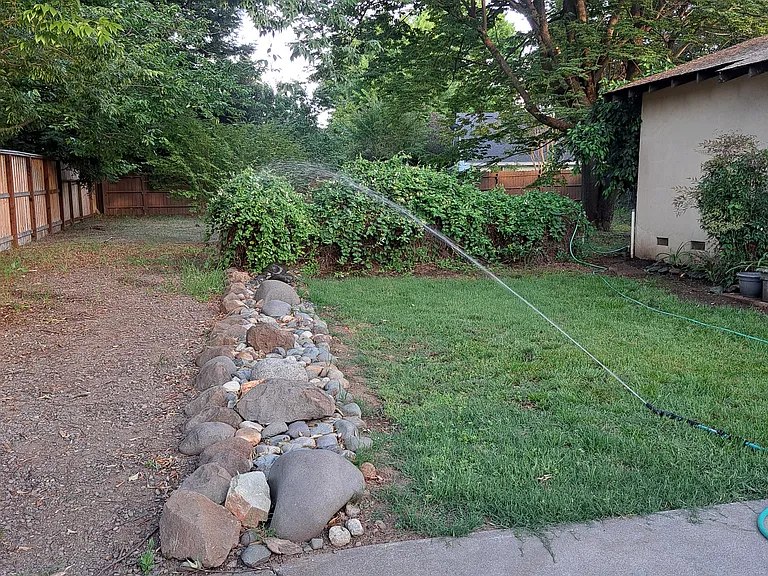 Nice yard and big shaded side yard