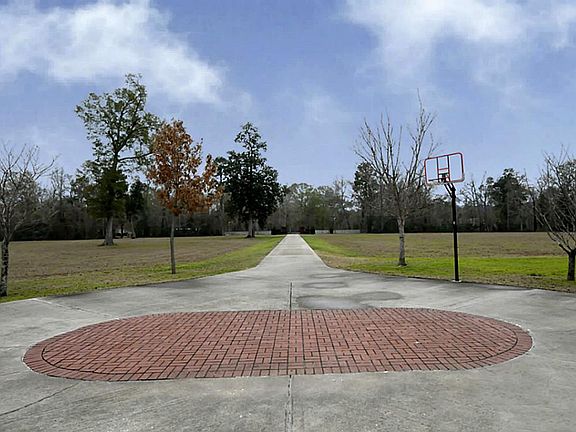View from the front porch looking down the driveway