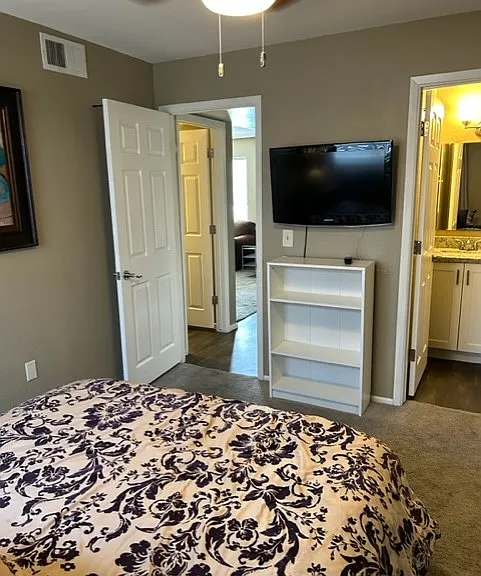 Master Bedroom with Smart TV
