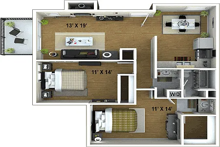 Floor plan Buckingham