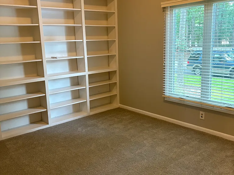 2nd bedroom with vaulted ceiling