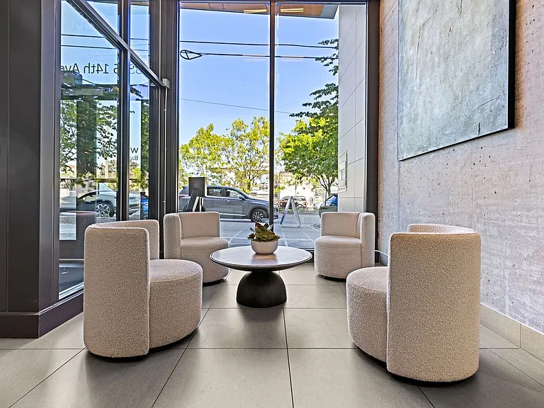 Open lobby lounge to welcome guests