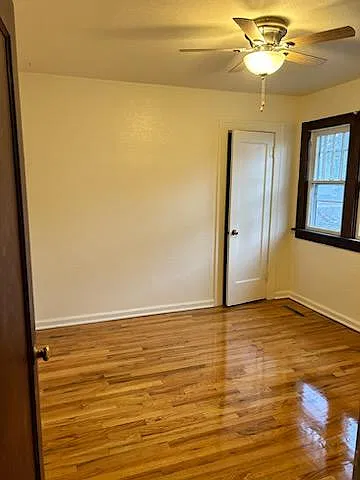 Master bedroom with small walking closet