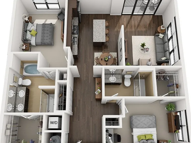 B4.1 floor plan The Four