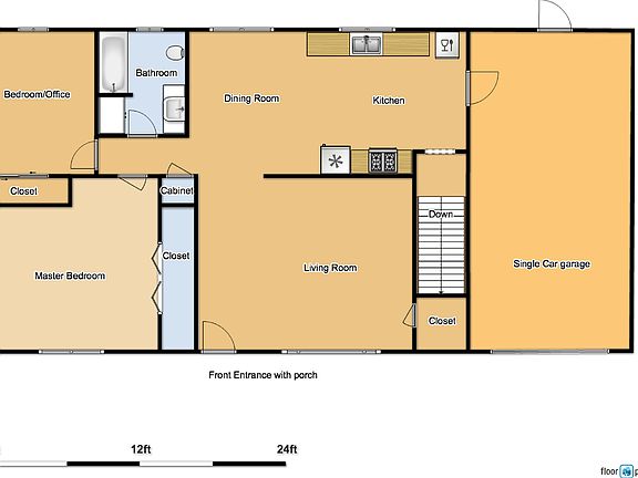 Upstairs Floorplan