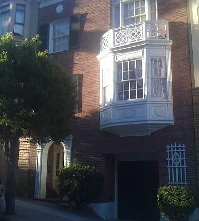 front of building