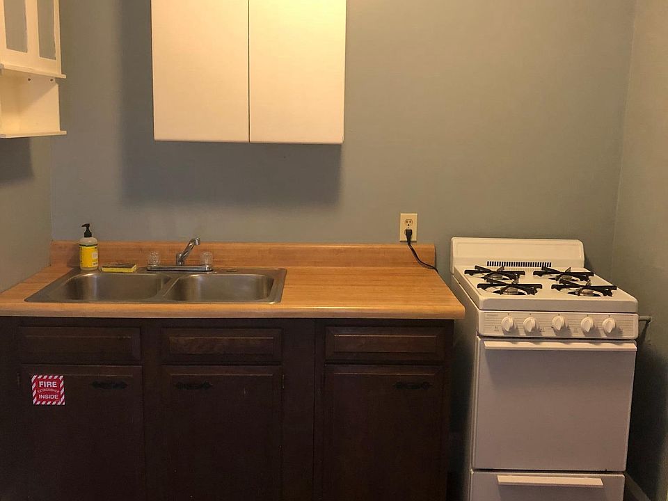 Kitchen right off back deck